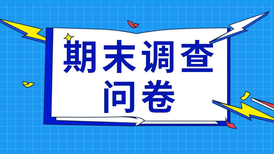 期末调查问卷
