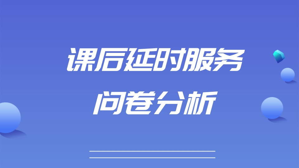 关于小学课后延时服务的调查问卷