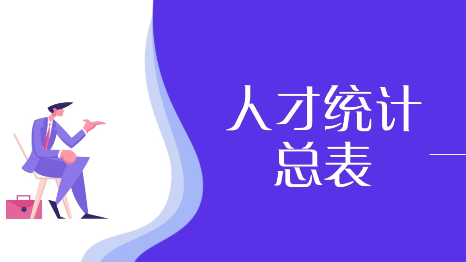人才统计总表